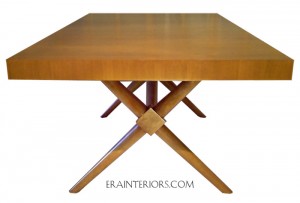 T.H. Robsjohn Gibbings X-Base dining table by ERA Interiors