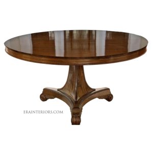 English Dining Table with Tripartite Base