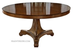 English Dining Table with Tripartite Base