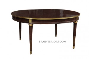louis xvi neoclassical oval dining table